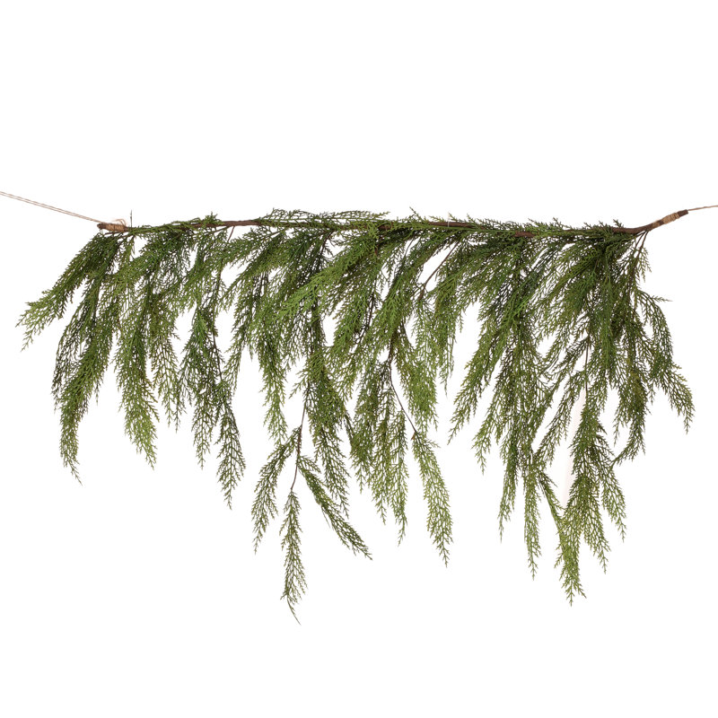 48x27" Natural Touch Cedar Dripping Garland