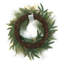 Couronne de Noël de 61 cm de diamètre avec ornements dorés