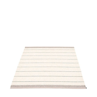 Tapis noir / blanc cassé Belle