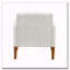 Fauteuil d'appoint, fauteuil club Chenille-1122468120