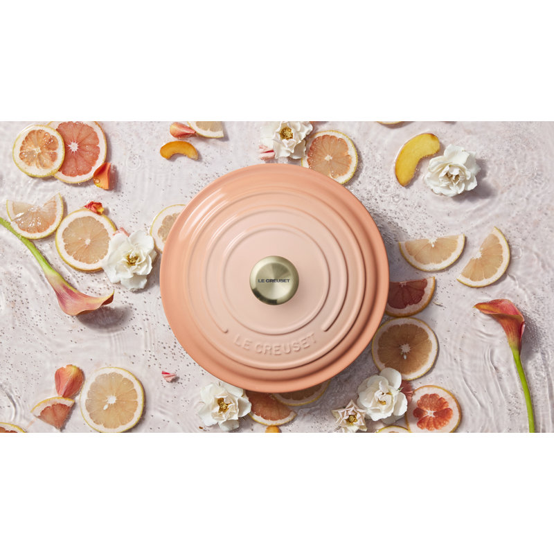 Le Creuset Enameled Cast Iron Signature Cookware Set, 5 Pc., Peche