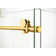 Nova 48 in. x 32 in. x 78 in. 90-degree Fully Frameless Sliding Glass Shower Enclosure