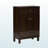 Ivy Brown Finish 1-Drawer & 3-Shelf Shoe Cabinet With Two Doors, 34.95" H X 23.16" W X 12.61" D