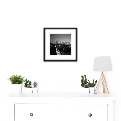 Gottscho New York Madison Avenue Night 1937 by Samuel Gottscho - Single Picture Frame Print