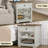1 - Drawer Tray Monrovia With Storage and Built-In Outlets Sets-103077550
