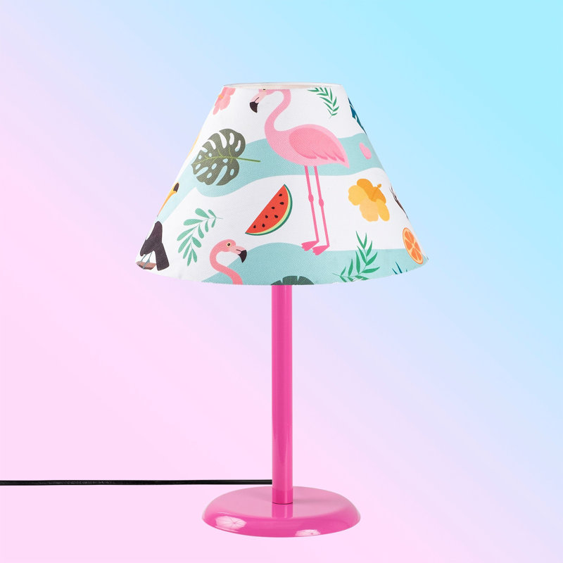 Lampe de table rose 18,11 po Rosena