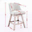 Ensemble de 2 tabourets pivotants à hauteur de comptoir, tabouret de bar rembourré de 26 po de hauteur-1711142700