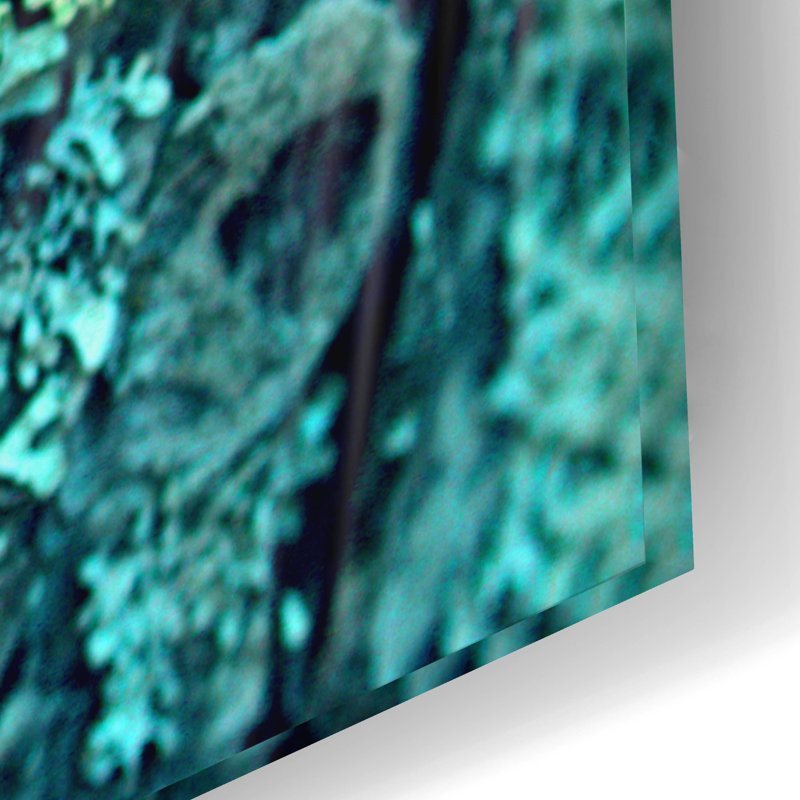 Art mural en verre «Deep» par Mark Ashkenazi, H 16 po x l 24 po x P 0,2 po