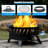 Prayas Protable Propane Fire Pit, Gas Fire Pit with Lid-2063221279