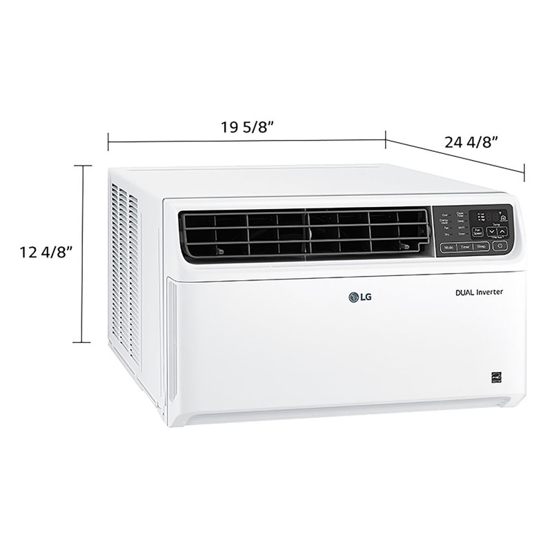 LG 10,000 BTU White Dual Inverter Smart Window Air Conditioner