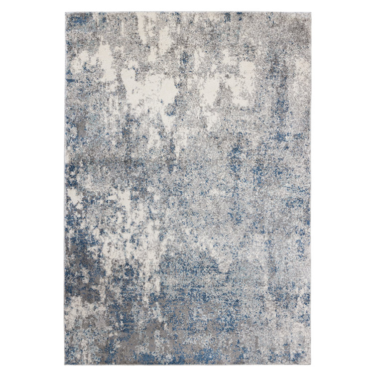 Tapis bleu Holly