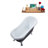 61'' x 27.6'' Freestanding Soaking Acrylic Bathtub-76707067-76707069