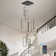 10 - Light Unique Rectangle LED Dimmable Pendant Long Staircase Chandelier