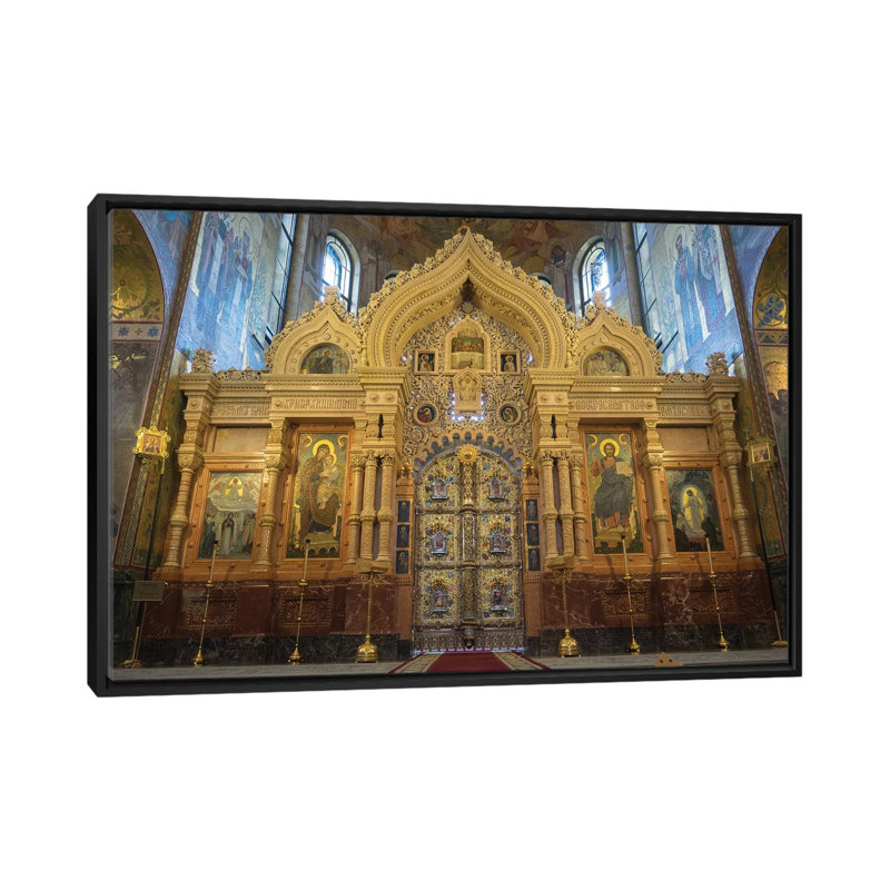 Reproduction de photo sur toile, H 18 po x l 26 po x P 1,5 po, Toile avec cadre noir, Pas de tapis