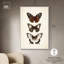 Décoration murale papillon empilable sur toile par Art Remedy, cadre blanc, 36 x 54-623696682-623696680