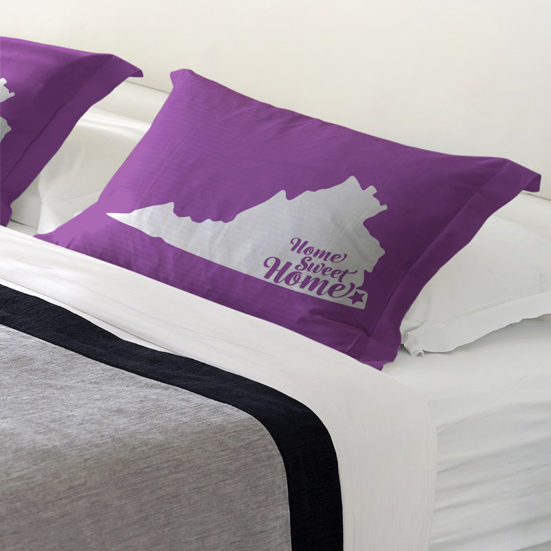 Sham Set, King, Polyester, Violet