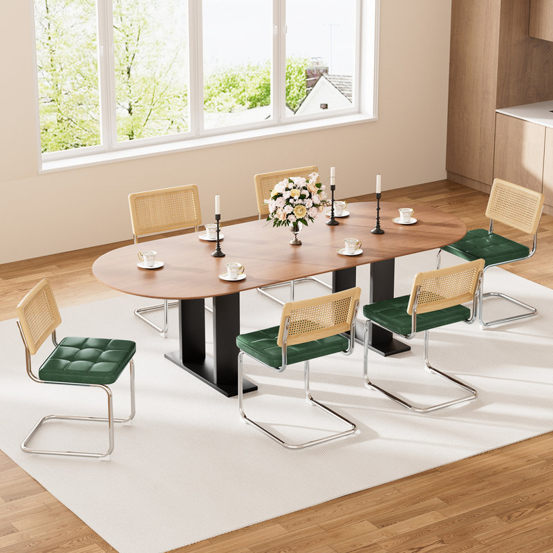 Chaise en bois massif vert