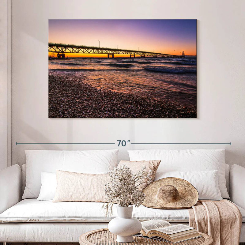 Lilie Mackinac Beach Sunset, H 32 po x l 48 po