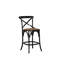 Bentwood Stool with Solid Wood Frame-2090696736