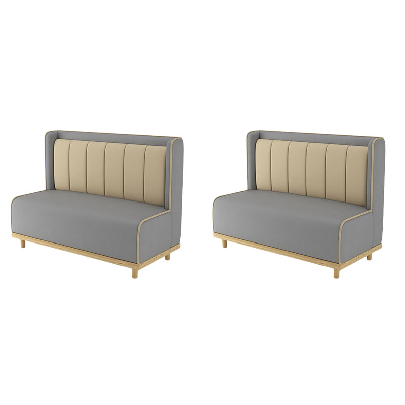 Banc rembourré en similicuir Light Luxury