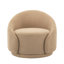 Fauteuil demi-tonneau pivotant rembourré Aunna-198877772