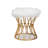 Michyla Faux Leather Ottoman