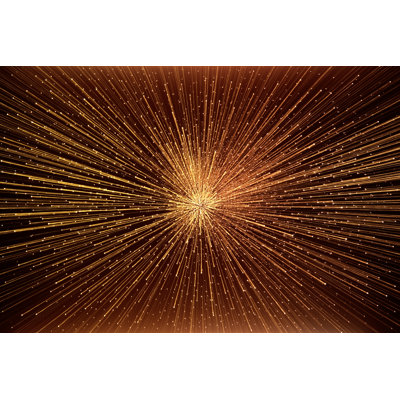 Explosion In Deep Space - Wrapped Canvas Print