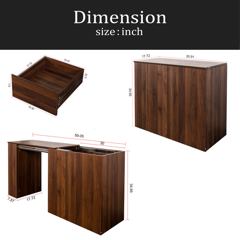 Bureau d'ordinateur avec tiroirs, rangement de coin de bureau moderne avec table extensible, bureau d'écriture bureau pour la maison, bureau