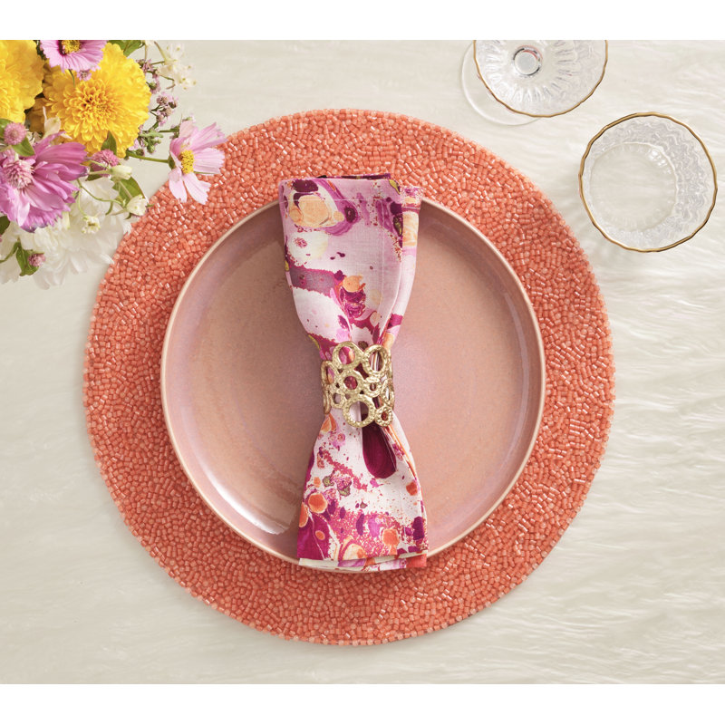 Perennial Placemat, Coral