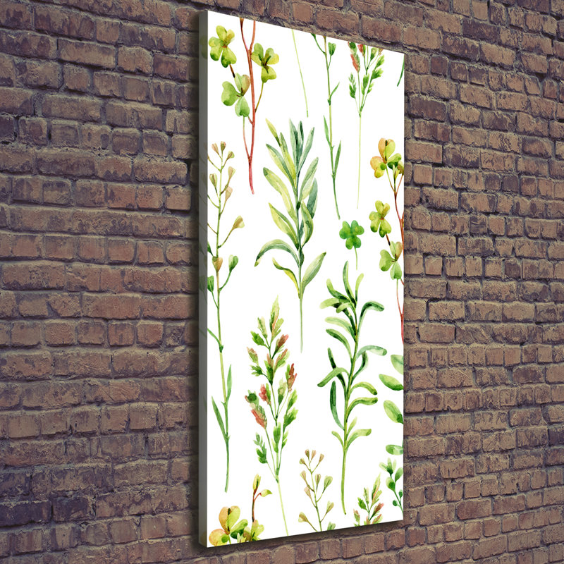 Weeds And Herbs - Wrapped Canvas Print