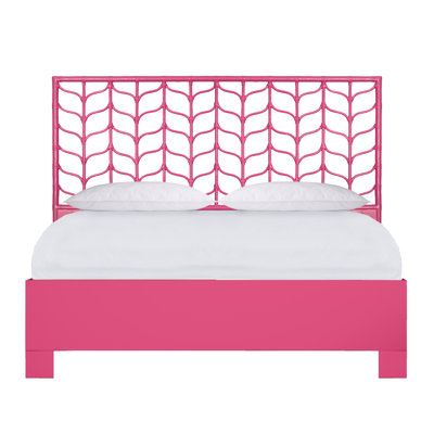 Ivy Twin Platform Bed, Citrus Orange
