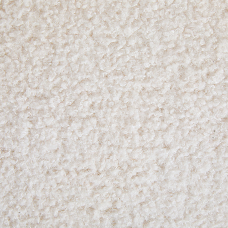 Armless Chair, Beige Boucle