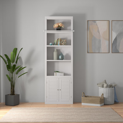Annmarie 94.5'' H x 32'' W Solid Wood Standard Bookcase
