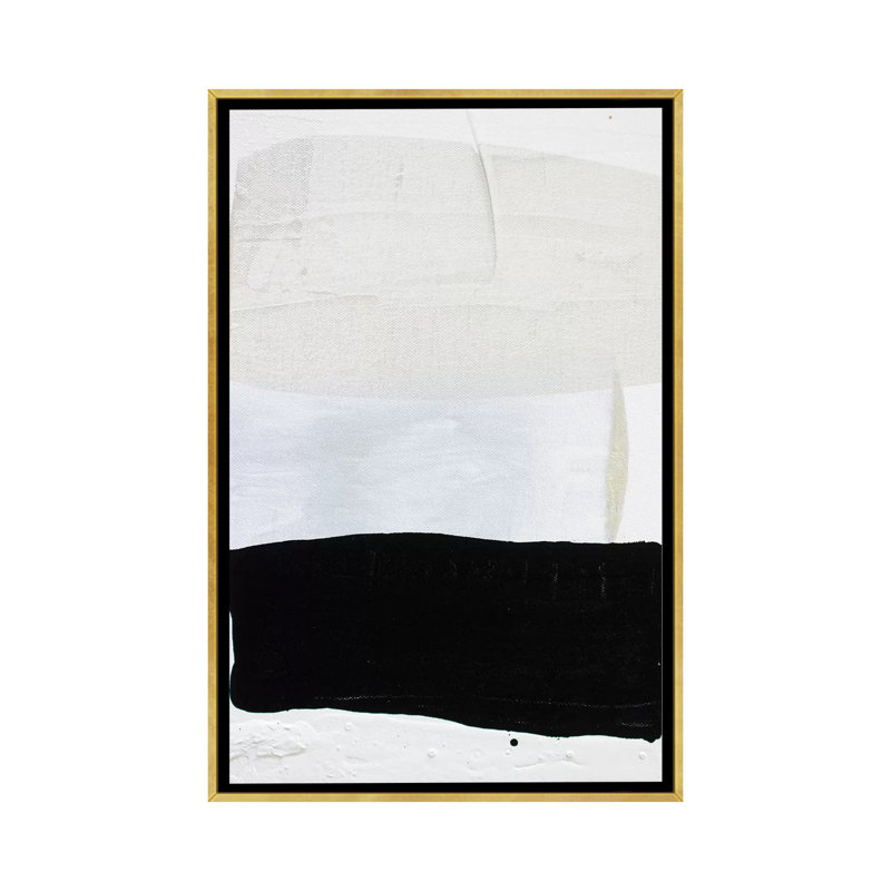 «Gray Series VI» par Kent Youngstrom - reproduction d'art, Toile encadrée d'or, Pas de tapis, H 26 po x l 18 po x 1,5 po