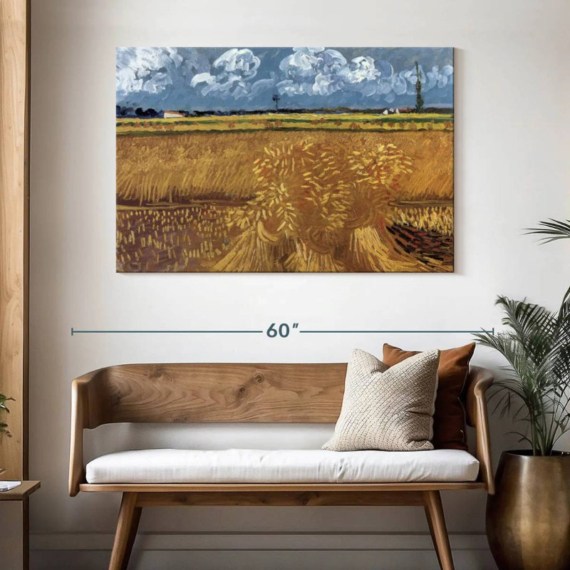 Alvord Wheatfield With Sheaves, 32" H x 48" W