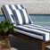 Square Toss Pillow Striped Throw Pillow