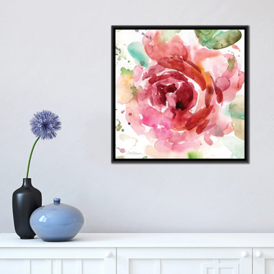 « bold rosé iii », reproduction d’art sur toile tendue