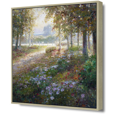 Autumn Morning Walk Print
