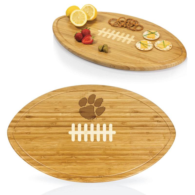 NCAA Kickoff Bamboo Cutting Board, Clemson University Tigers