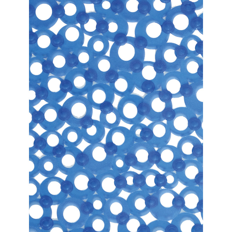 Otto Anti Slip PVC Bath Mat 69Cm X 36Cm, Blue
