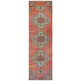 Vintage Turkish Village Rugs One-of-a-Kind Runner 3'5" X 11'5" Area Rug