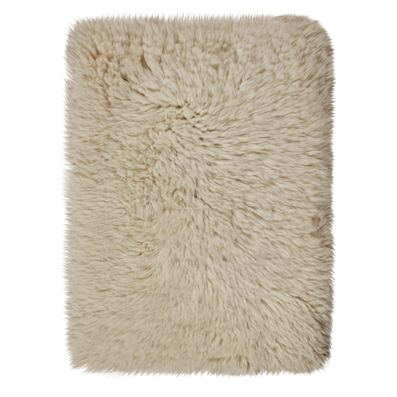 Moroccan Hand Knotted Wool Striped Area Rug, Rectangle 10' x 14'