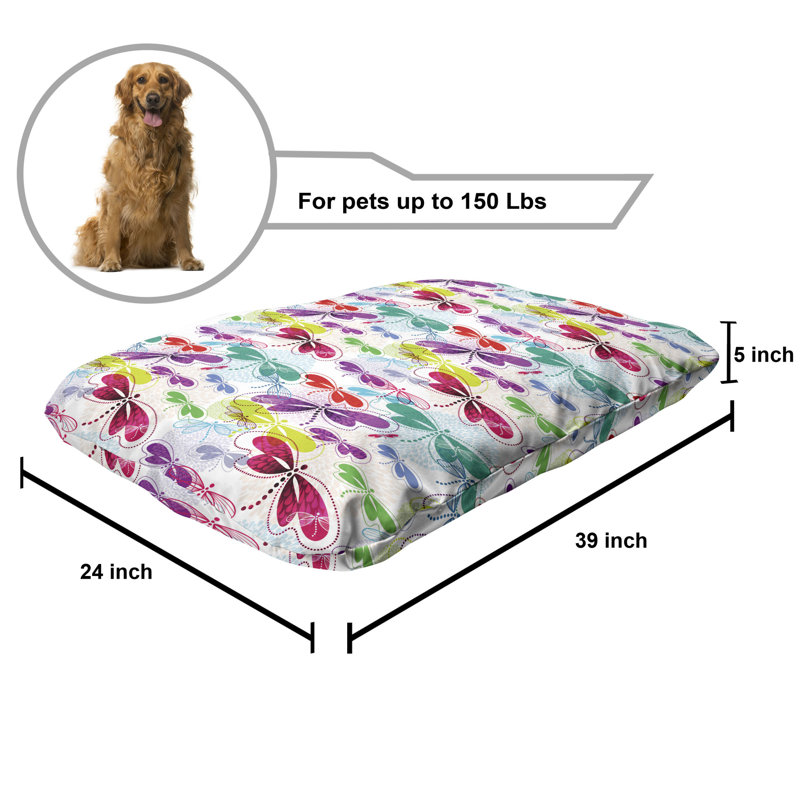 Multicolore, lit pour animal de compagnie Ambesonne
