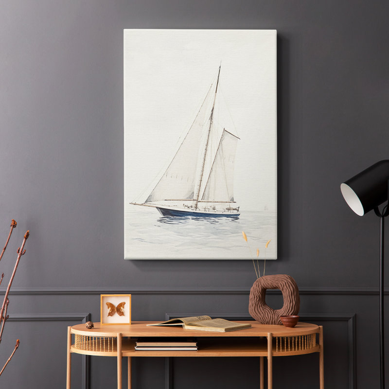Impression nautique rétro I - galerie Cavas, H 18 po x l 12 po