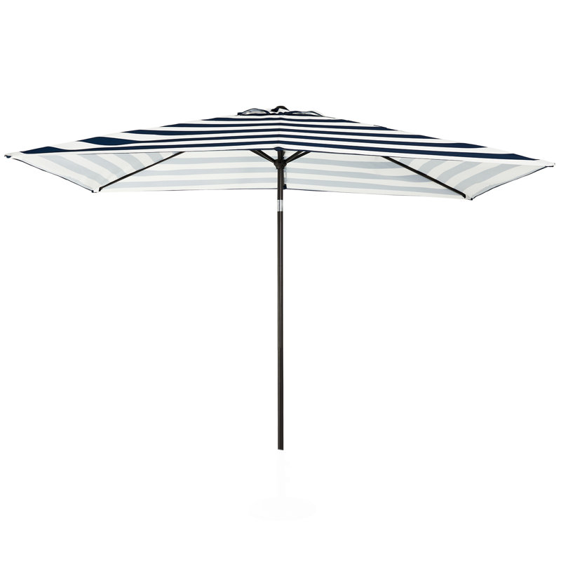 Parasol de marché rectangulaire 10 pi x 6 pi 6 po Berneita, Bleu