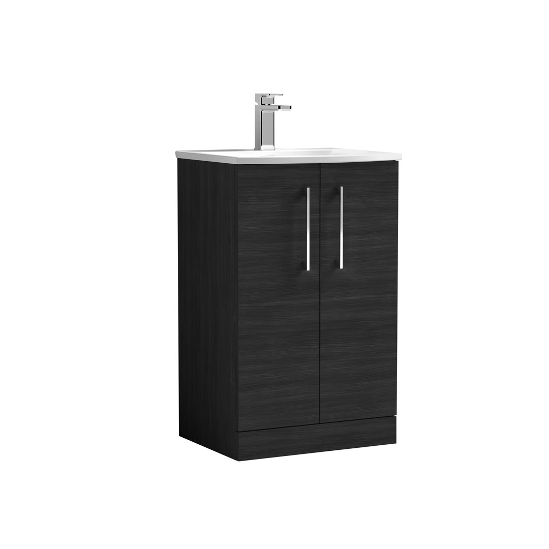 Arno 500mm Single Bathroom Vanity with Integrated Vitreous China Basin