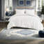 Elegant Twin/twin Xl Bedding Set, Polyester Jacquard Comforter With Hypoallergenic Features