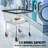 Metal Laundry Cart with Wheels