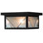 Plafonnier encastré carré 2 lumières 10" unique
