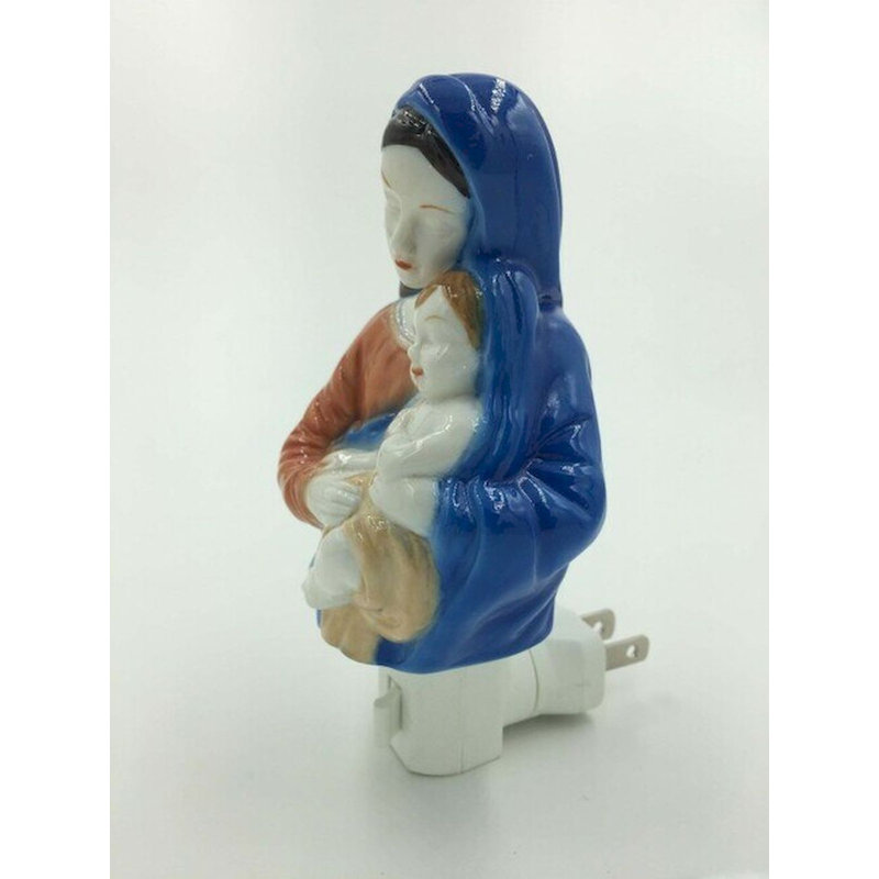 Veilleuse Marie et bébé Jésus